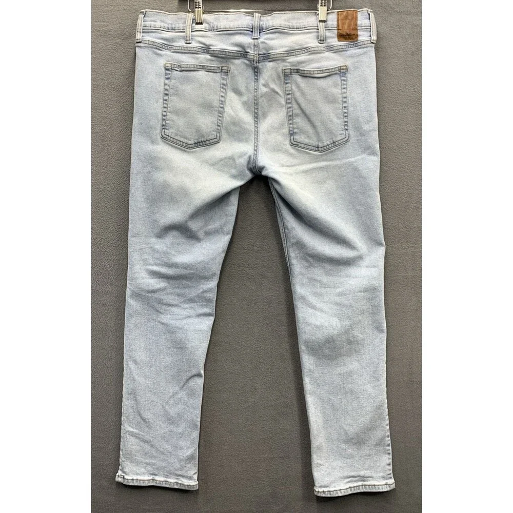 Goodfellow & Co Denim Jeans Slim Men's Size 40X32 Baby Blue Distressed